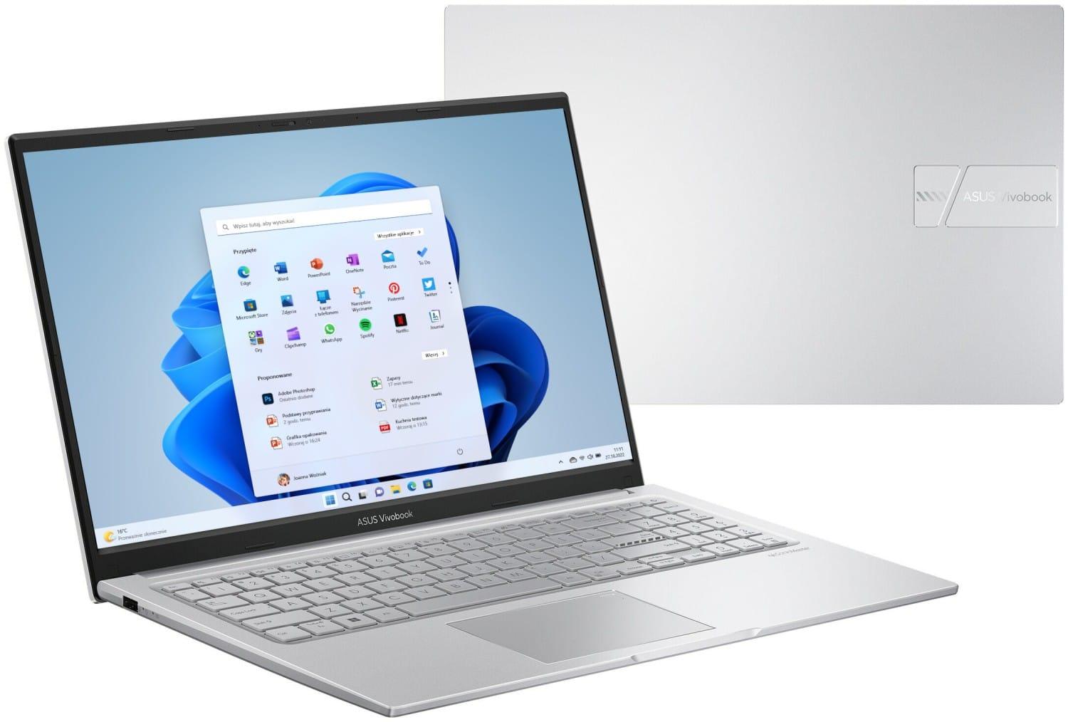 ASUS VivoBook 15 X1504VA-BQ4298W - Core 7 150U | 15,6'' | 24GB | 512GB | W11H | Srebrny